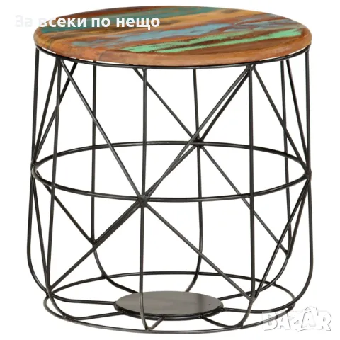 Маси за кафе, 2 бр, регенерирано дърво масив Код P294, снимка 7 - Маси - 49772521