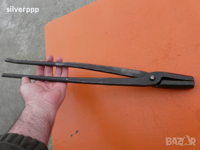  Масивни немски ковашки клещи - 2 , снимка 5 - Клещи - 53915384