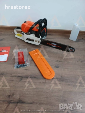 Моторен Трион 6200 СС- Мощна Бензинова резачка за дърва, снимка 5 - Градинска техника - 51669970