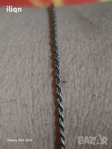 Сребърна гривна. 18см. 925 Проба. Цена 18,99лв. За Севлиево безплатна доставка. , снимка 2 - Гривни - 50425118