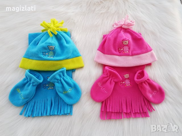 ШАПКА ШАЛ И РЪКАВИЦИ 2-3 ГОДИНИ - НОВИ, снимка 3 - Шапки, шалове и ръкавици - 30513270
