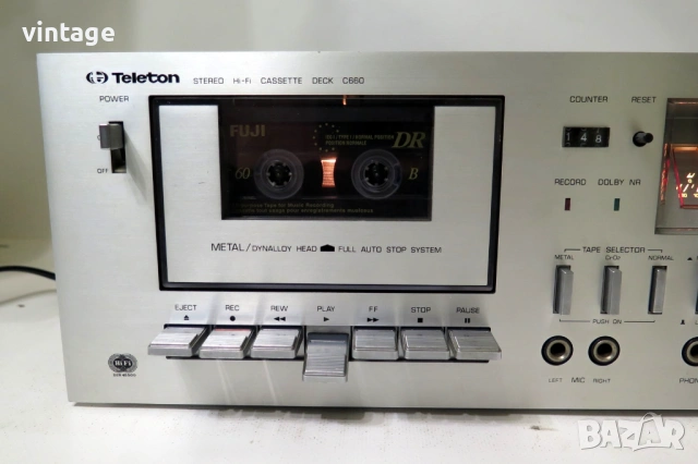 Teleton C660 Hi-Fi Cassette Deck, снимка 2 - Декове - 54098775