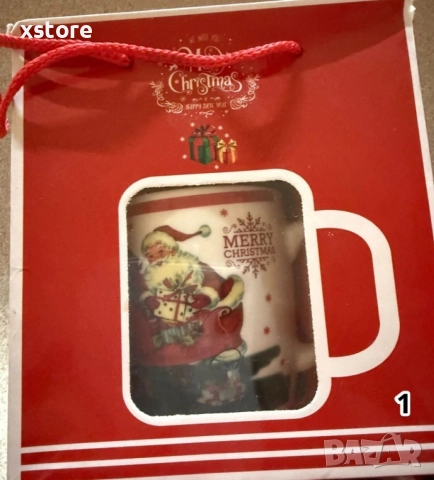 Оригинален коледен подарък чаша в оригинална опаковка и лъжичка, снимка 9 - Други - 52793099