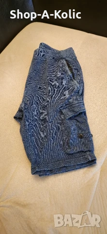 Original Stone Island Junior Distressed Old Effect Cargo Shorts, снимка 2 - Къси панталони - 50871680