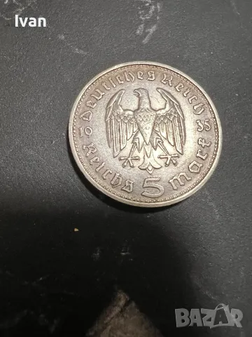 5марки 1935г, снимка 2 - Нумизматика и бонистика - 50034252