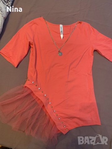 Блуза със среден ръкав