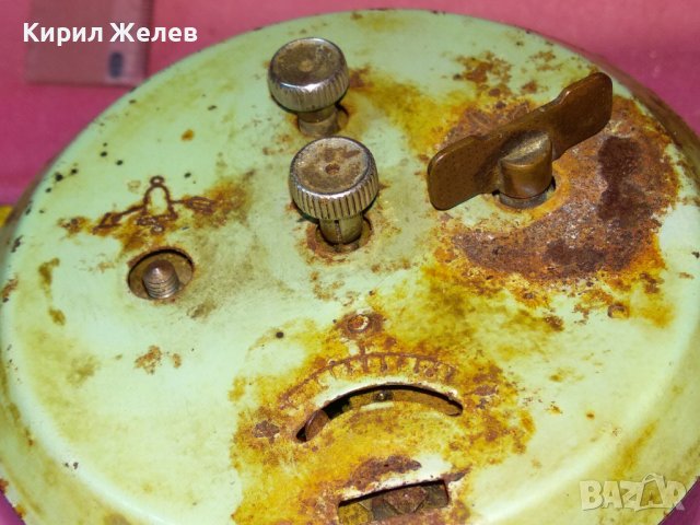 PETER MADE in GERMANY Стар КОЛЕКЦИОНЕРСКИ МЕХАНИЧЕН БУДИЛНИК ВИНТИДЖ МОДЕЛ НЕМСКИ РЯДЪК 43710, снимка 18 - Антикварни и старинни предмети - 44464898