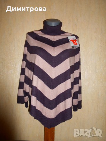 НОВА блуза-пончо, снимка 3 - Жилетки - 30642946