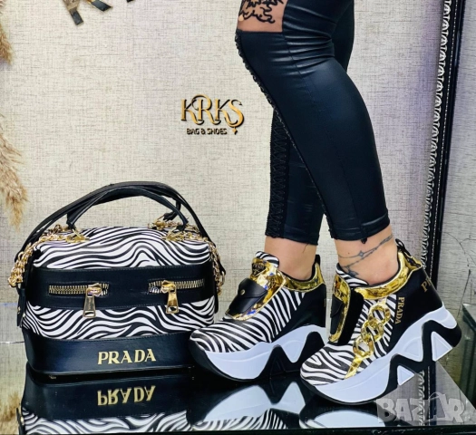 дамски маратонки PRADA, снимка 3 - Маратонки - 51458719