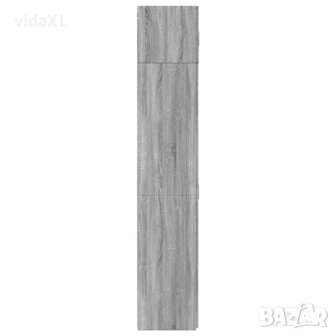 vidaXL Шкаф за съхранение, сив сонома, 70x42,5x225 см, инженерно дърво, снимка 7 - Бюфети - 56146886