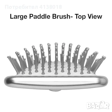 Продавам нова професионална четка за коса Olivia Garden Ceramic + Ion XL Pro Paddle Brush, снимка 7 - Сешоари - 55775315