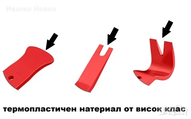 Пълен комплект от 41 инструмента за ремонт на интериора, облицовки, кори, CD, DVD на автомобила, снимка 10 - Аксесоари и консумативи - 55937433