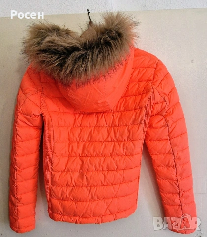 Original Superdry Fuji Slim Double Zip в цвят blazing coral.