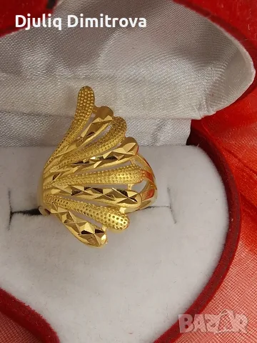 Golden Wave Ring ✨ | масивен дамски пръстен