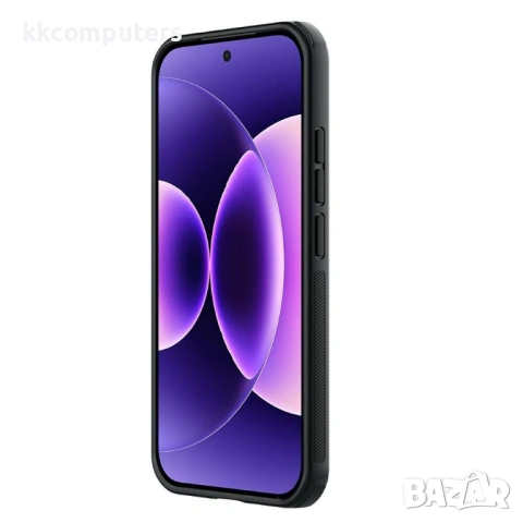 NILLKIN Super Frosted Shield Pro за Xiaomi 17 Pro - Матов PC+TPU, Магнитен, Прозрачно-черен, снимка 2 - Калъфи, кейсове - 53885407