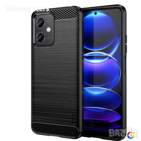 Xiaomi Redmi Note 12 5G / Poco X5 5G MOFI Carbon Fiber Калъф и Протектор