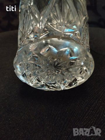 Кристална ваза за голям букет, снимка 6 - Вази - 30779772