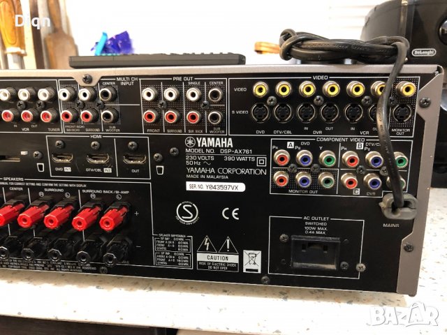 Yamaha DSP-AX761, снимка 16 - Ресийвъри, усилватели, смесителни пултове - 37118233