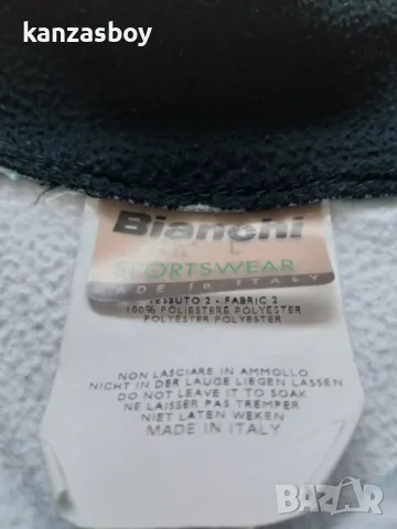 bianchi team celeste carbon windproof jacket - мъжко вело яке Л, снимка 8 - Якета - 48396499