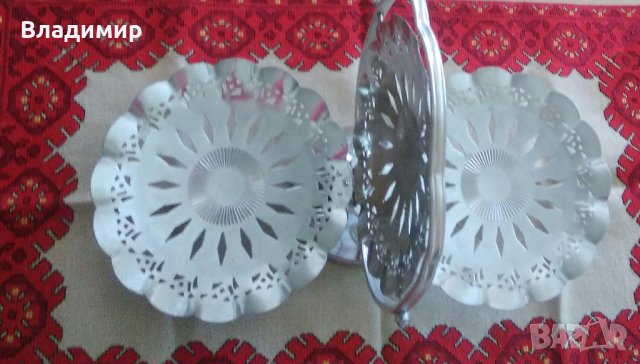 Сгъваема фруктиера - 3 части, неръждаема, снимка 3 - Други - 29857991