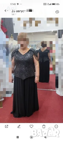 Дамска рокля с пайети 