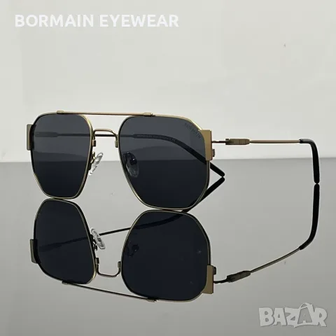 Слънчеви очила Bormain Belvedere Gold Aviator нови, поляризация UV400, снимка 2 - Слънчеви и диоптрични очила - 56208725