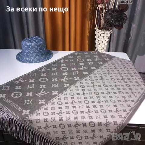 Christian Dior🔝Louis Vuitton Шал С 2 Лица 100% Кашмир - Налични Различни Цветове Код SK369, снимка 6 - Шалове - 52853911
