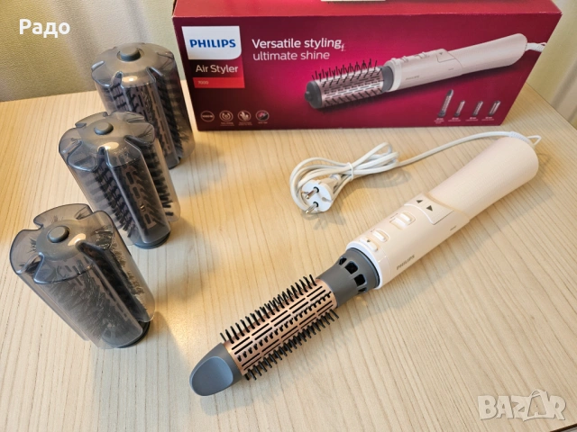 Нова Маша PHILIPS Air Styler 7000 BHA735/00 Електрическа четка прическа коса преса маши сешоар, снимка 8 - Маши за коса - 53977561
