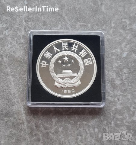 Възпоменателна сребърна монета 10 Yuan Diving, снимка 2 - Нумизматика и бонистика - 42202118