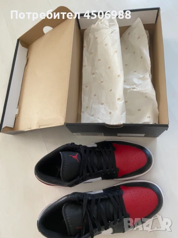 Маратонки NIKE AIR JORDAN 1 LOW, снимка 6 - Маратонки - 50710088