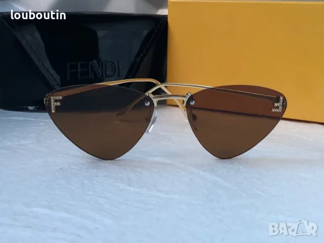 Fendi Дамски слънчеви очила тъиъгълни 3 цвята, снимка 8 - Слънчеви и диоптрични очила - 47930952