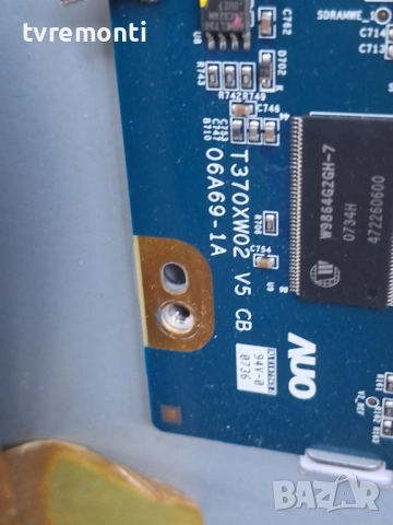 T con Board T370XW02 V5 CB 06A69-1A за 37-инчов телевизор Samsung LE37R88BD, с дисплей T370XW02 V6, снимка 2 - Части и Платки - 51523174
