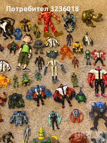 Продавам рядки фигурки на Бен 10, снимка 6 - Фигурки - 53202415