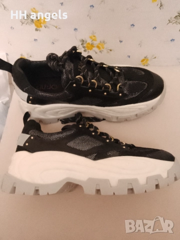 Liu Jo Wave черни сникърси на платформа, снимка 2 - Кецове - 52682655