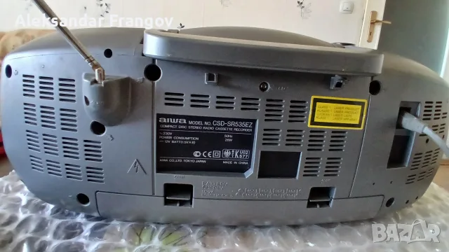 AIWA CSD - SR535 радиокасетофон СD , снимка 11 - Радиокасетофони, транзистори - 56126347
