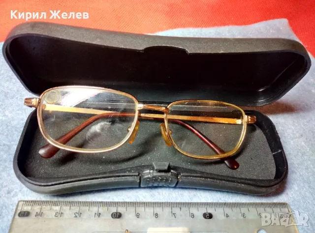 СТАРИ ВИНТИДЖ УНИСЕКС МОДЕЛ ДИОПТРИЧНИ ОЧИЛА с КУТИЙКА КАЛЪФ 27196, снимка 2 - Слънчеви и диоптрични очила - 47512115