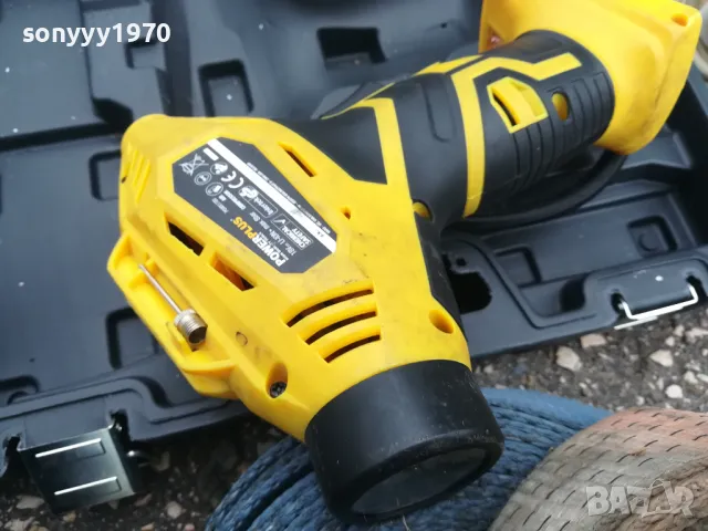 POWERPLUS-КОМПРЕСОР С МАРКУЧ И МАНОМЕТЪР 3103251616, снимка 8 - Компресори - 49711563