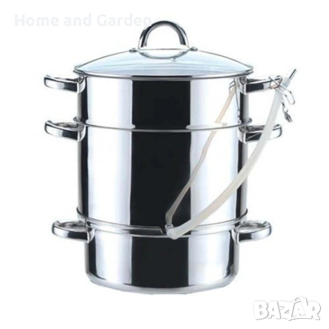 Соковарка, 8 л., неръжд. стомана R51260A, снимка 4 - Съдове за готвене - 53970966