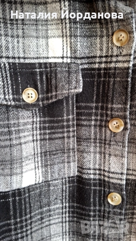 Дамска риза в каре, снимка 3 - Ризи - 52086236