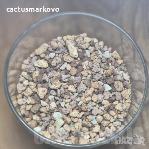 Едър Субстрат 33% пемза, 33% лава,33% зеолит 2 – 5 мм, снимка 3 - Тор и почвени смеси - 51617270