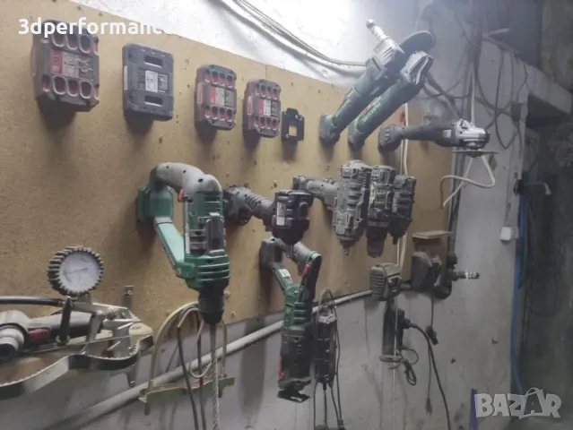 Стойки за инструменти и батерии Bosch, Raider, Metabo, MyProject, снимка 3 - Бормашини - 48492153