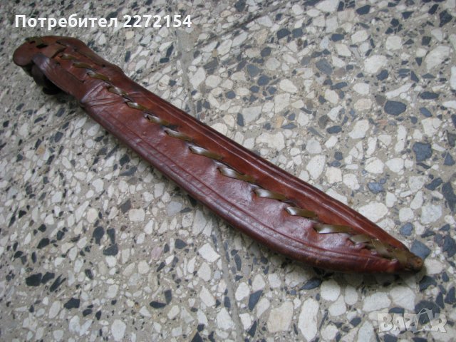 Стар габровски нож с кания, снимка 3 - Антикварни и старинни предмети - 29776175