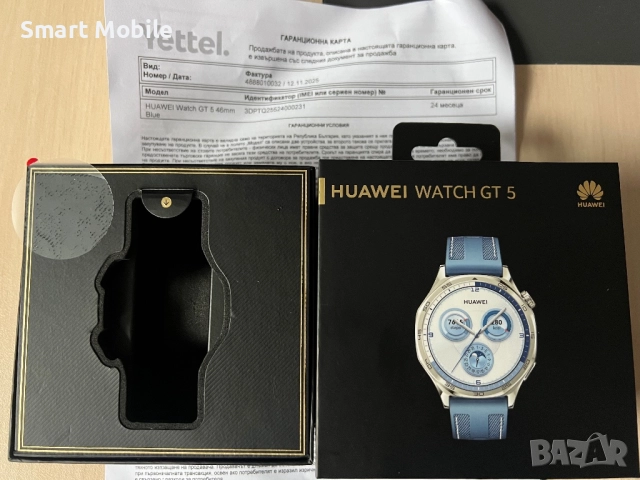 Продавам Huawei Watch GT 5 46MM, снимка 6 - Смарт гривни - 52671689