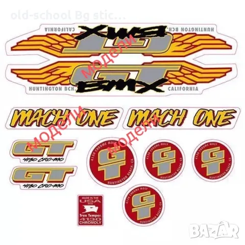 BMX GT STICKERS , снимка 3 - Велосипеди - 50369634