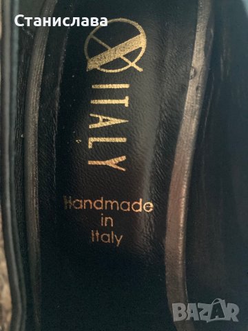 Oxitaly италиански обувки естествена кожа ръчна изработка, снимка 4 - Дамски обувки на ток - 42663461