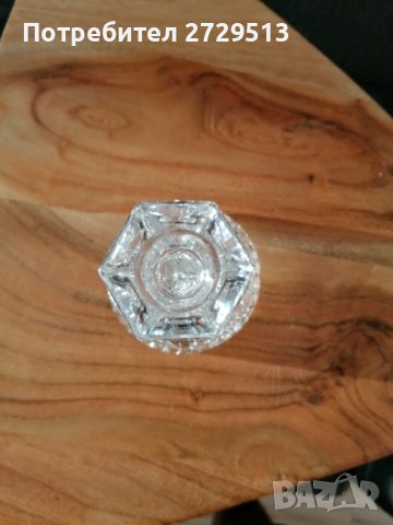 Свещник кристал Anna Hutte , снимка 6 - Декорация за дома - 38265622