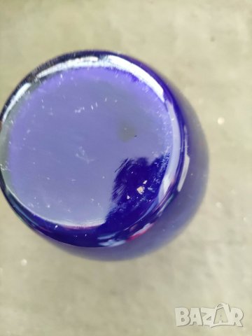 Продавам синя ваза , снимка 5 - Вази - 36888660