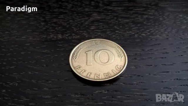 Монета - Германия - 10 пфенига | 1971г.; серия J, снимка 2 - Нумизматика и бонистика - 29335542