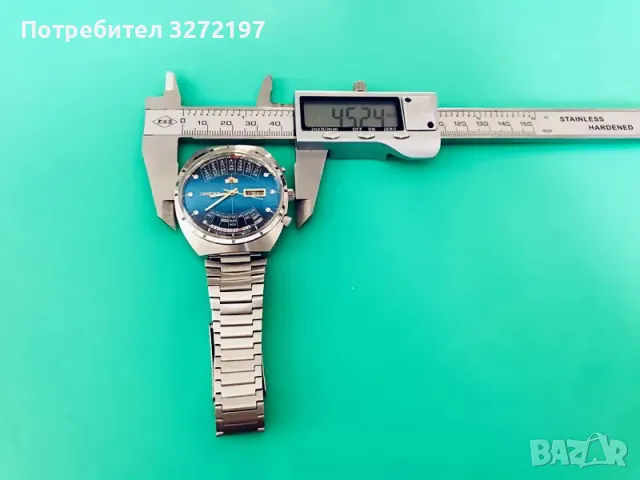 ORIENT напълно автоматичен механичен часовник, ден от седмицата, дата, вечен календар , снимка 4 - Мъжки - 48307993