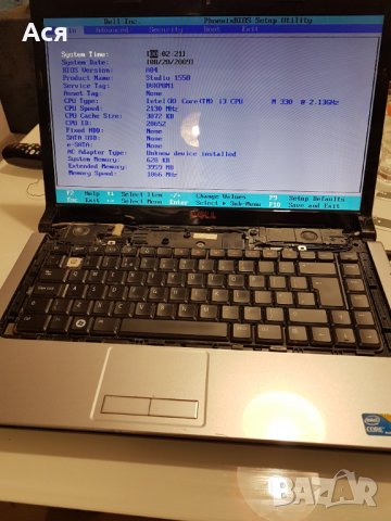Лаптоп DELL STUDIO 1558 работещ за части, снимка 1